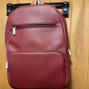 New without tags Thirty One burgundy backpack